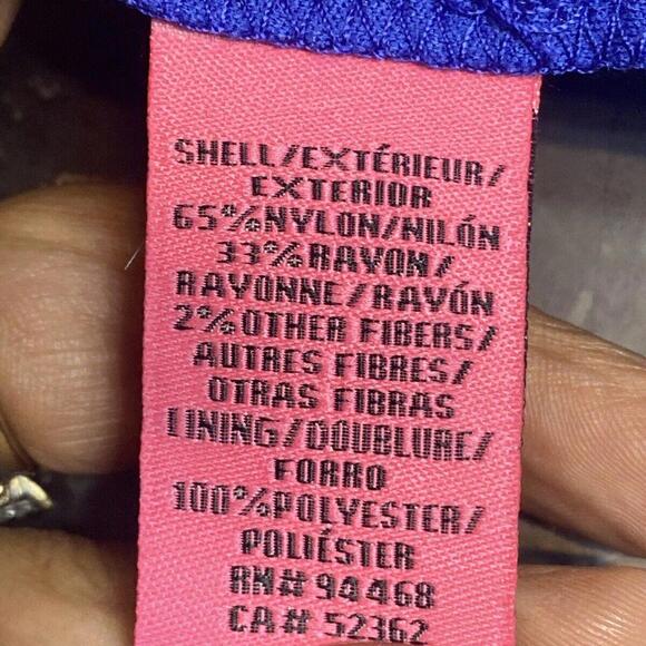 Betsey Johnson Sheath Dress Women's Size 4 Blue Floral Printed Sleeveless - Picture 13 of 13